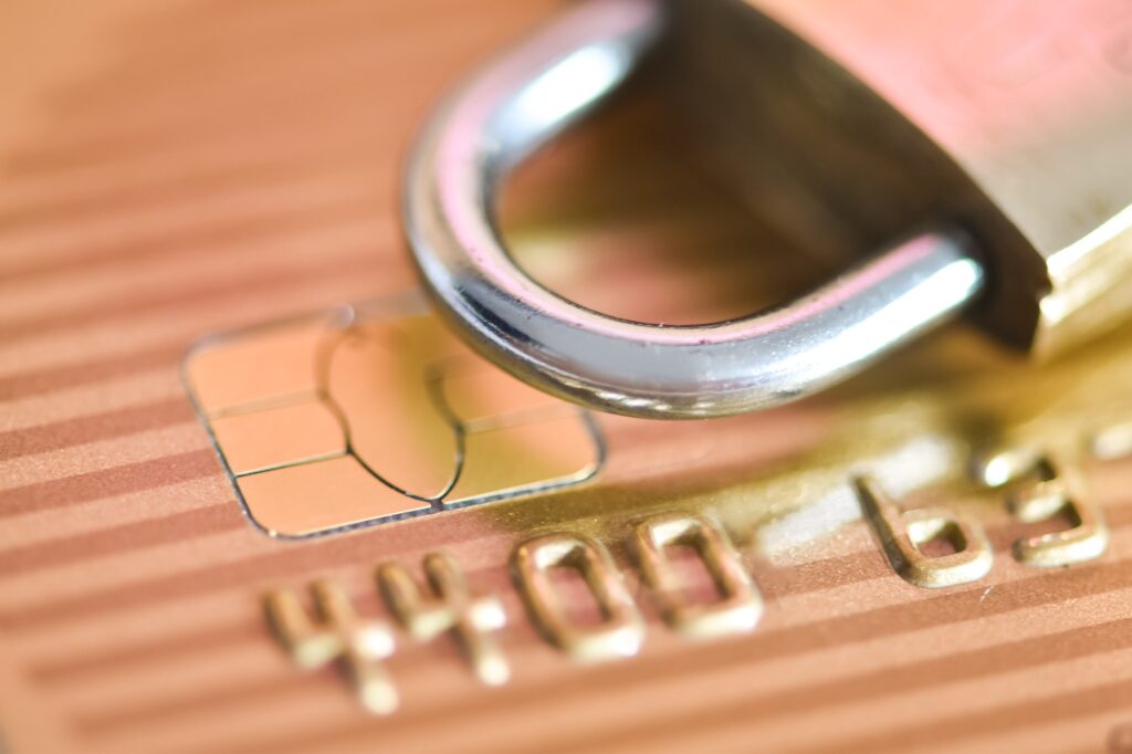 Concept credit card data security